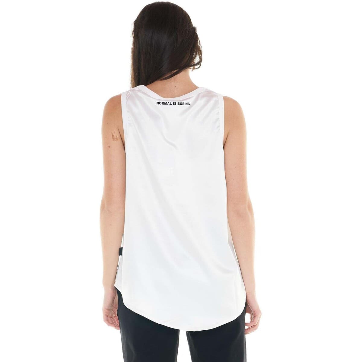 Women's Sleeveless Tops Leone 1947 White