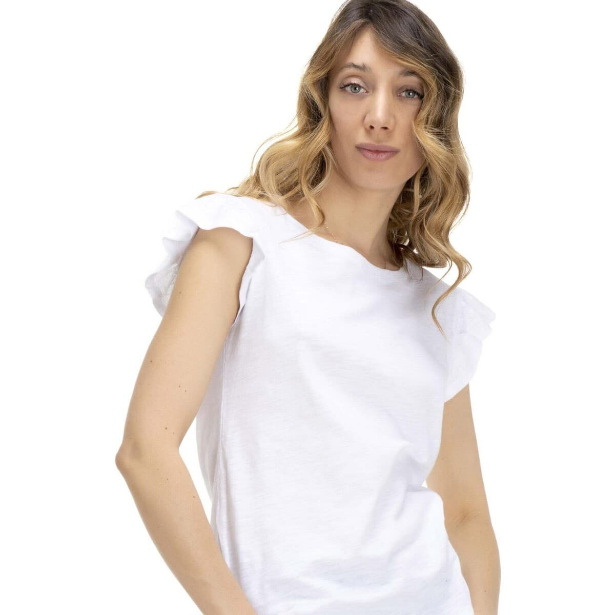 Women's Sleeveless Tops Leone 1947 White