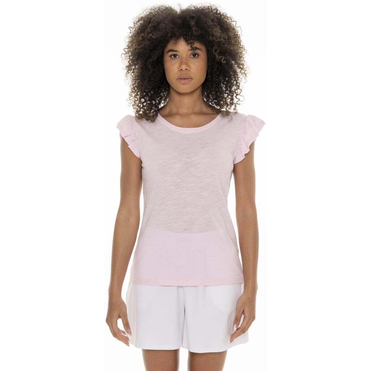 T-shirt με κοντά μανίκια Leone 1947 Woman Short Sleeves Earth Tones