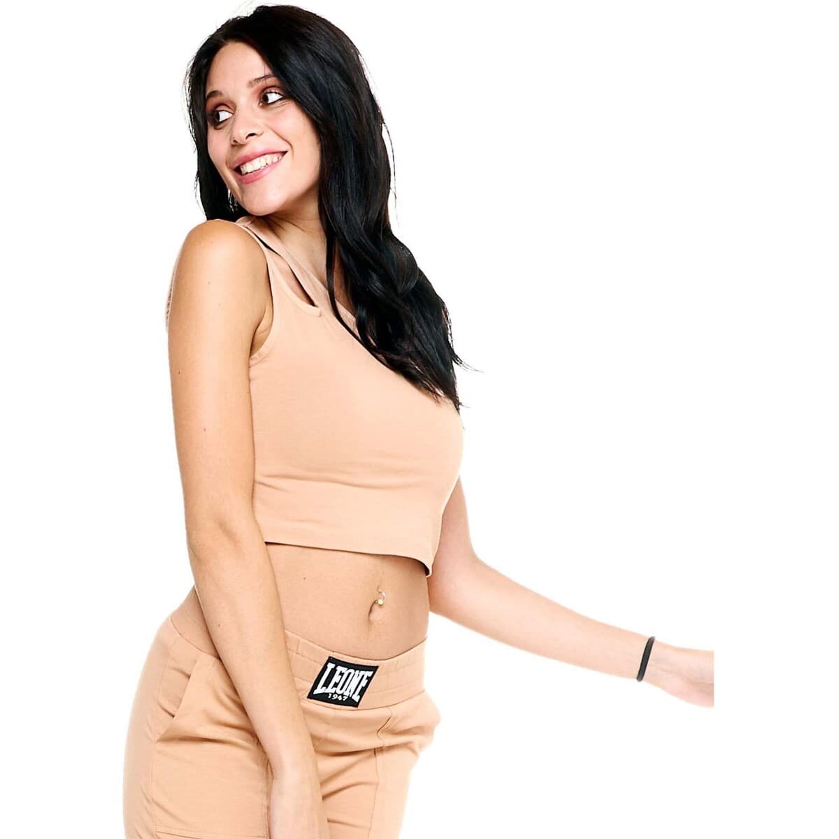 Women's Sleeveless Tops Leone 1947 Brown