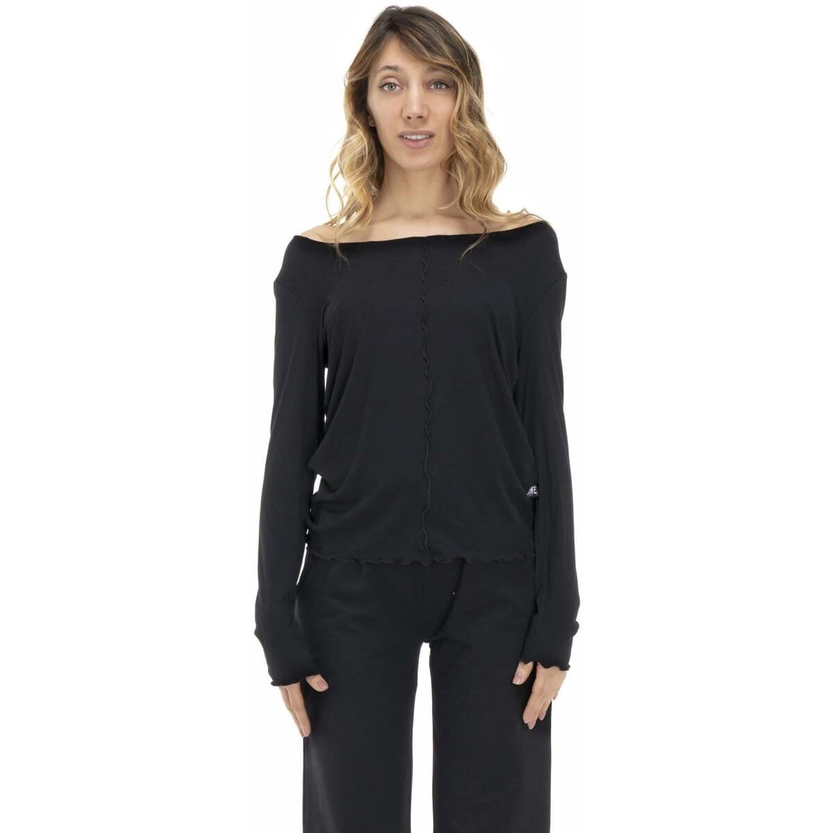 Μπλουζάκια με μακριά μανίκια Leone 1947 Woman Long Sleeves T-Shirt Earth Tones