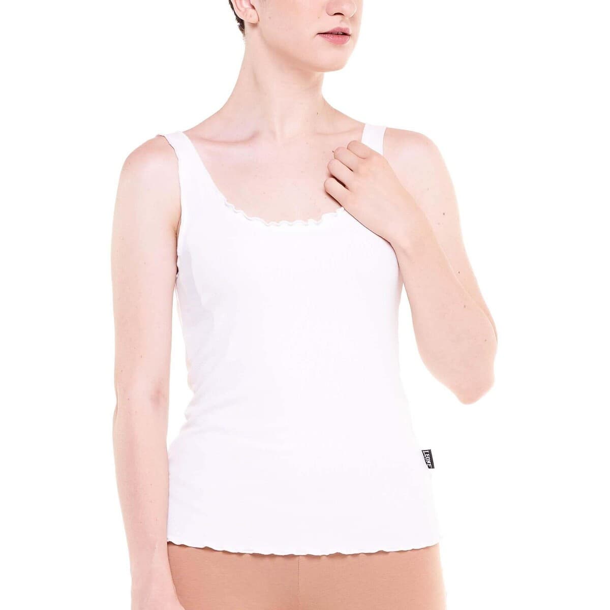 Women's Sleeveless Tops Leone 1947 White