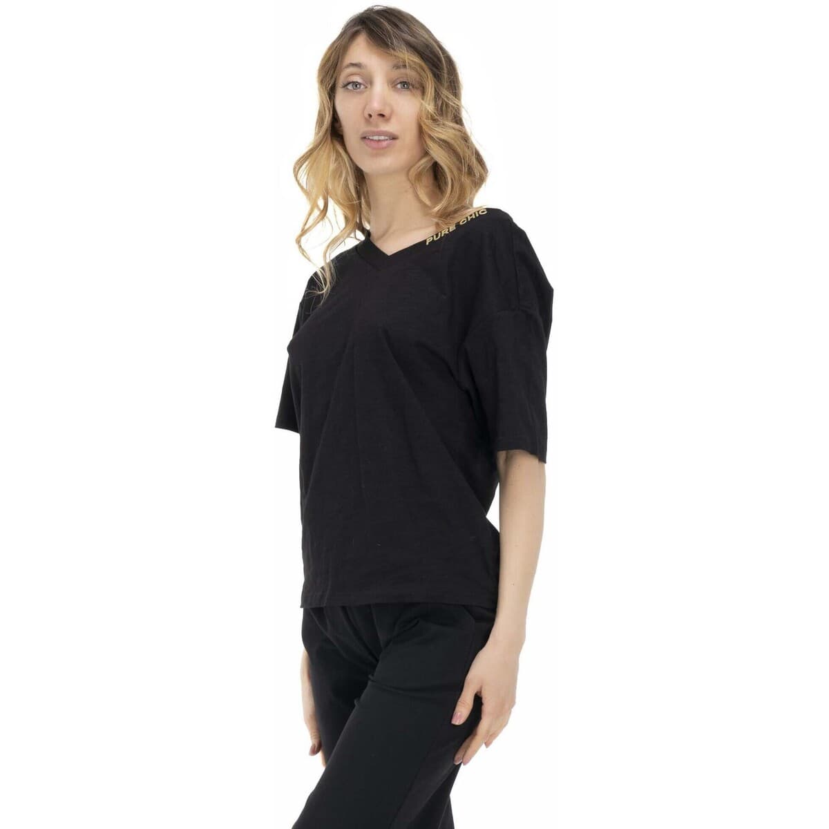 Women's T-Shirts Leone 1947 Black