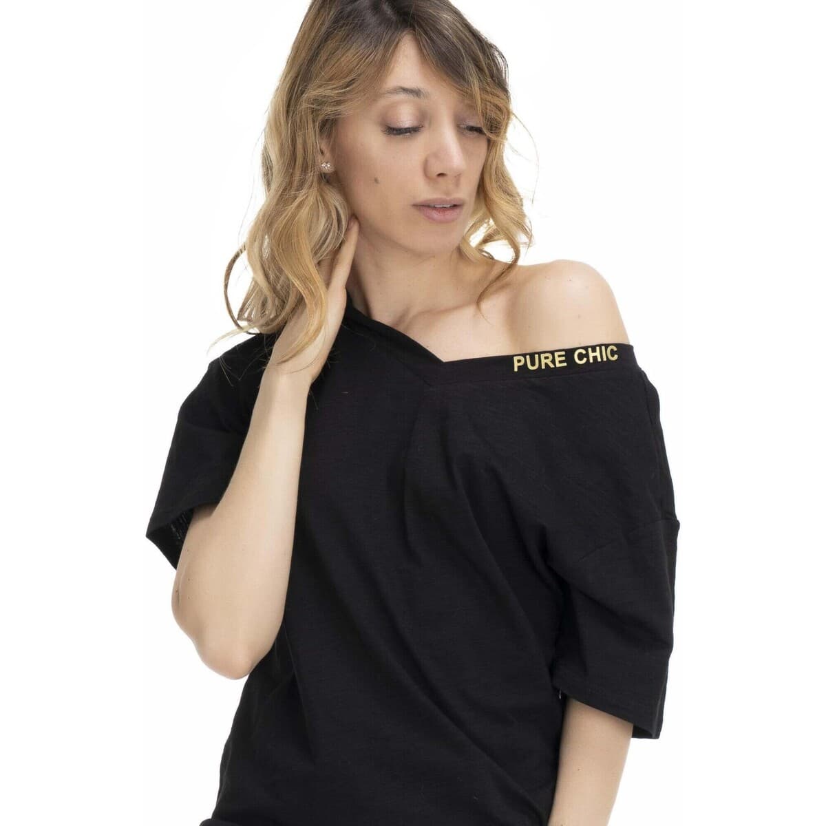 Women's T-Shirts Leone 1947 Black