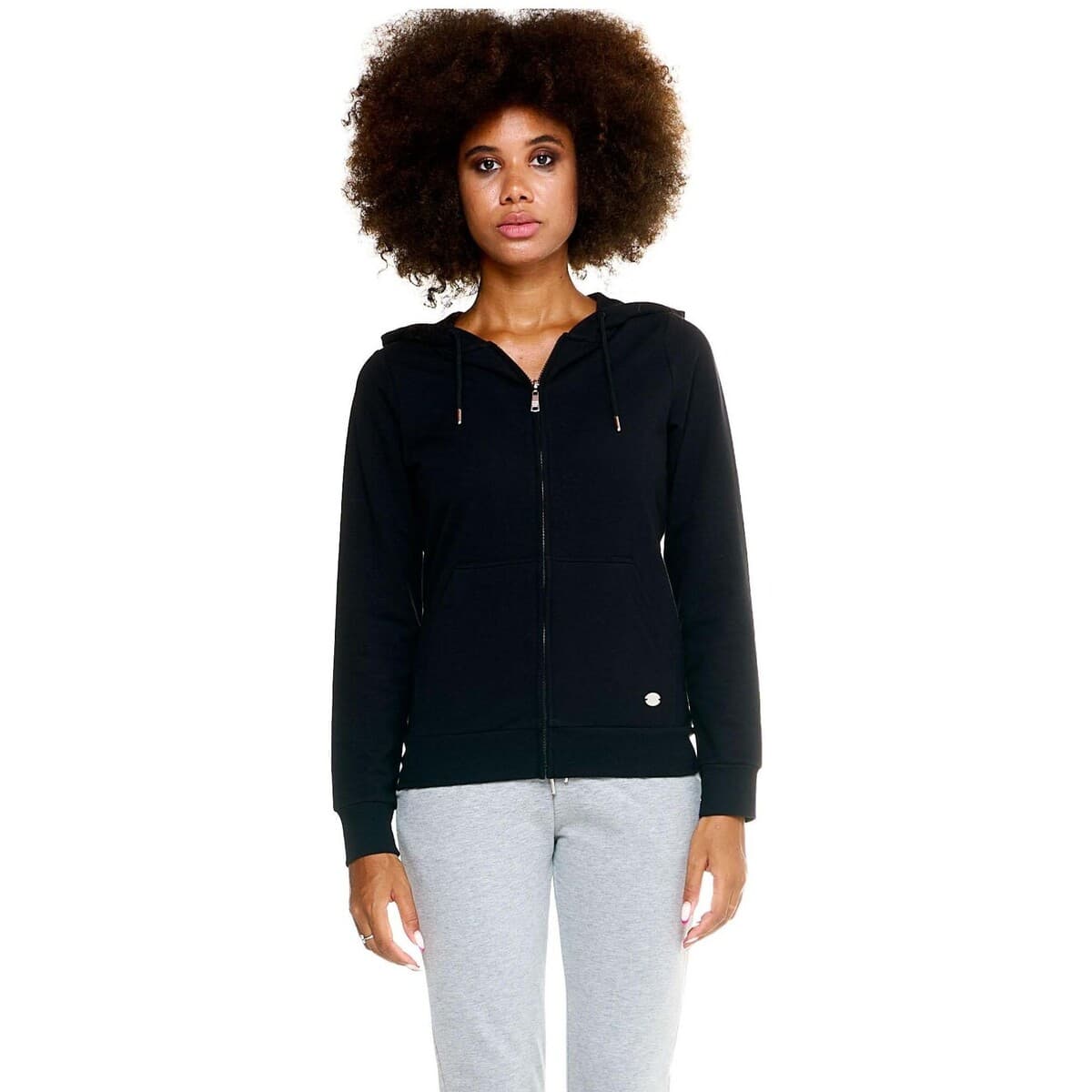 T-shirt με κουκούλα Leone 1947 Woman Hoody Full Zip Basic