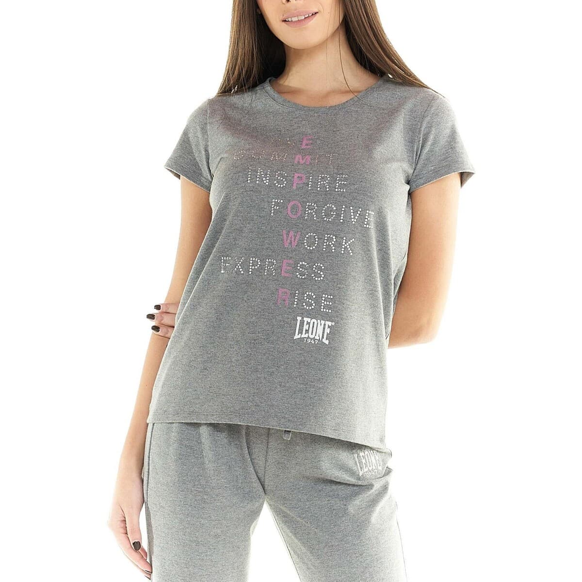 Women's T-Shirts Leone 1947 Gray