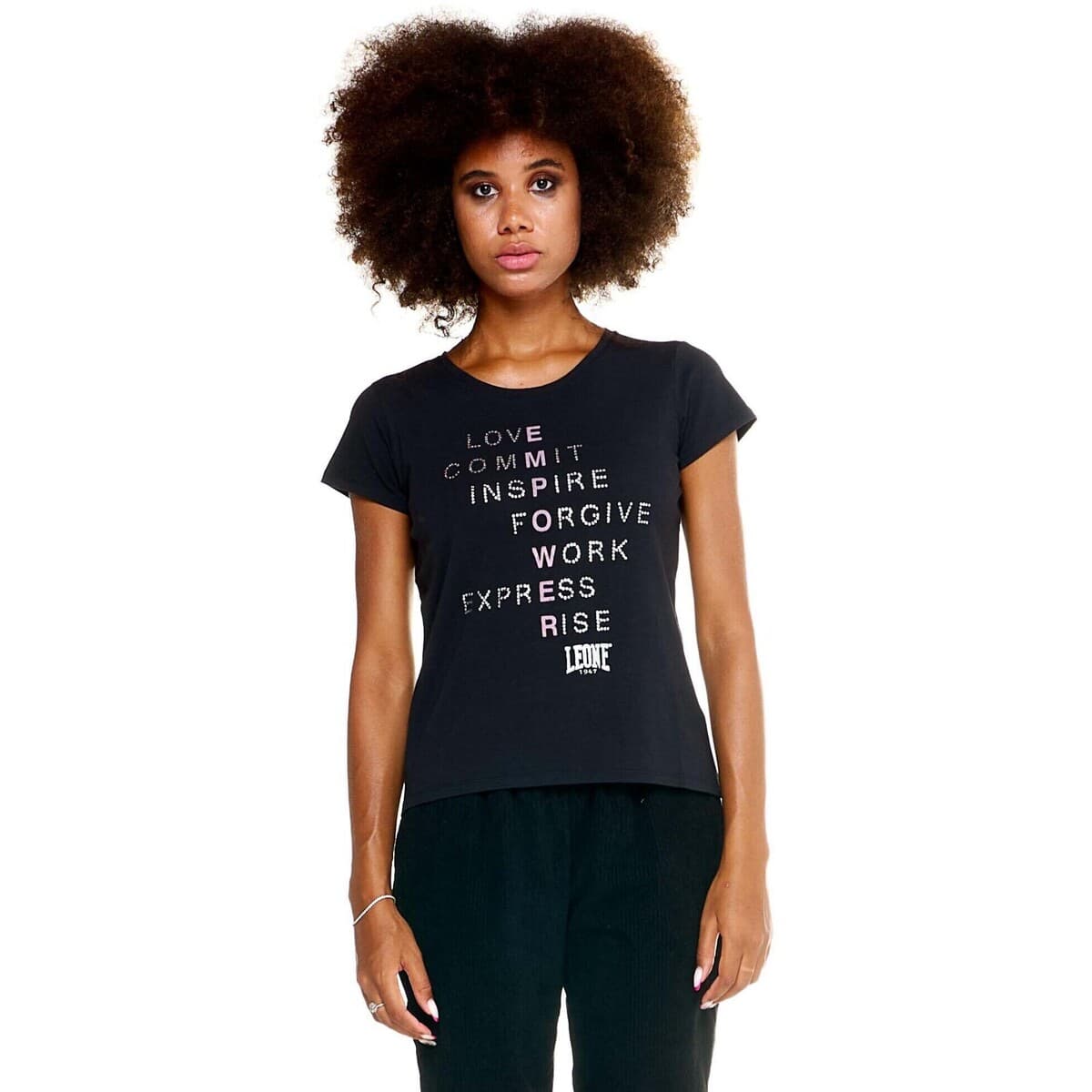 T-shirt με κοντά μανίκια Leone 1947 Woman T-Shirt Short Sleeves Leisure