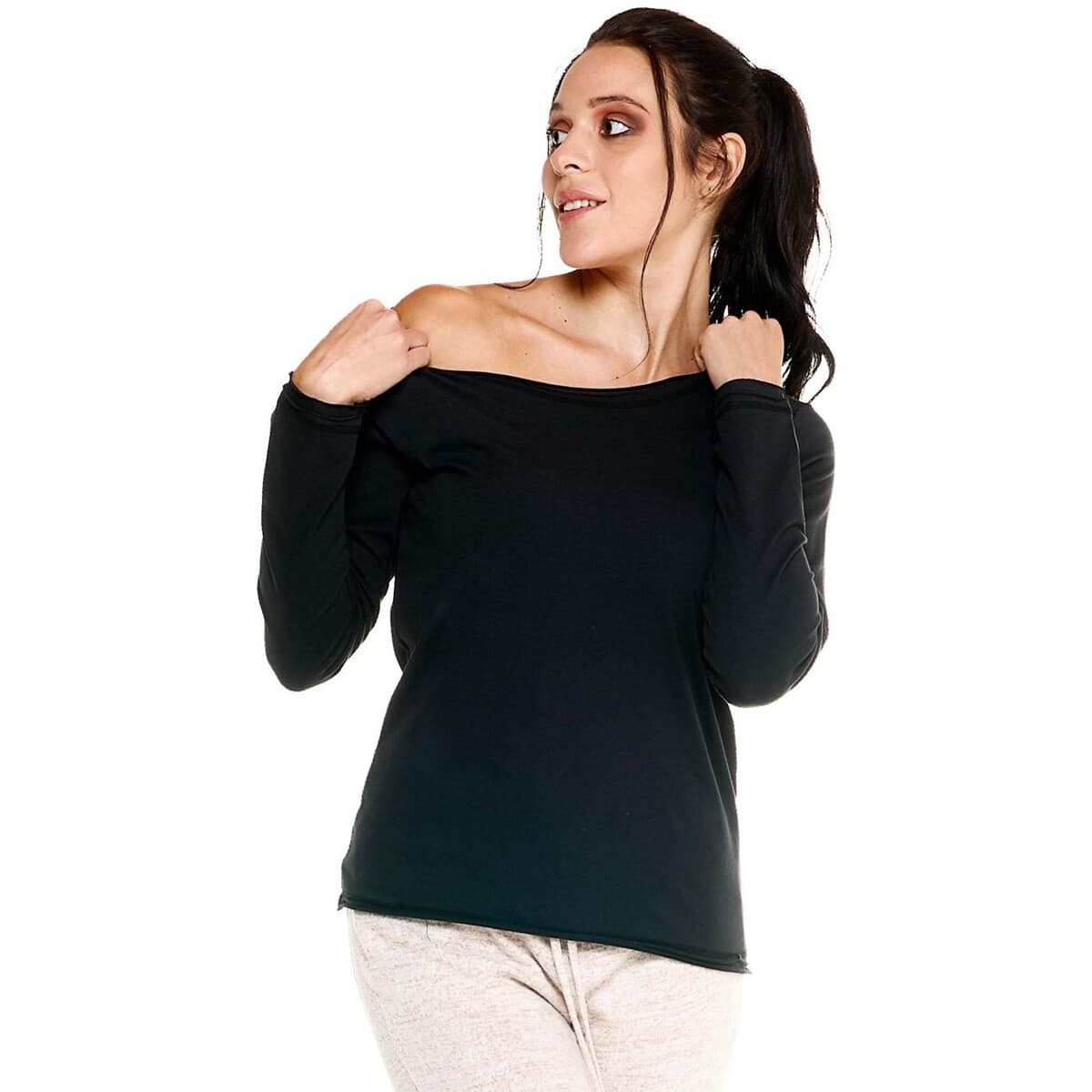 Women's T-Shirts Leone 1947 Black