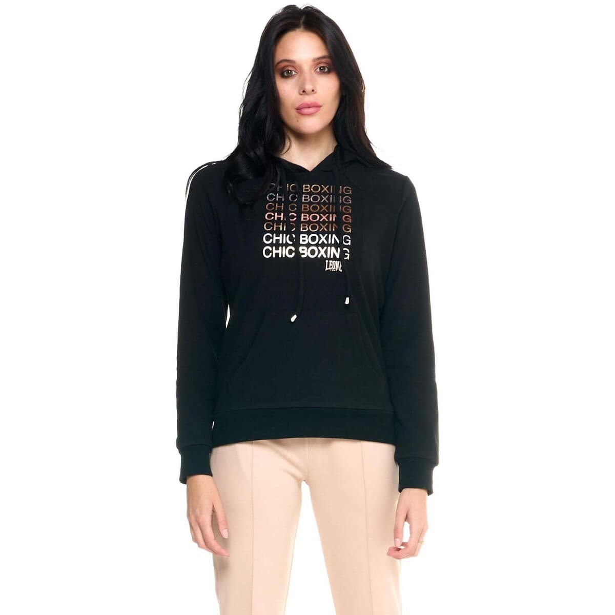 T-shirt με κουκούλα Leone 1947 Woman Hoody Chic Boxing