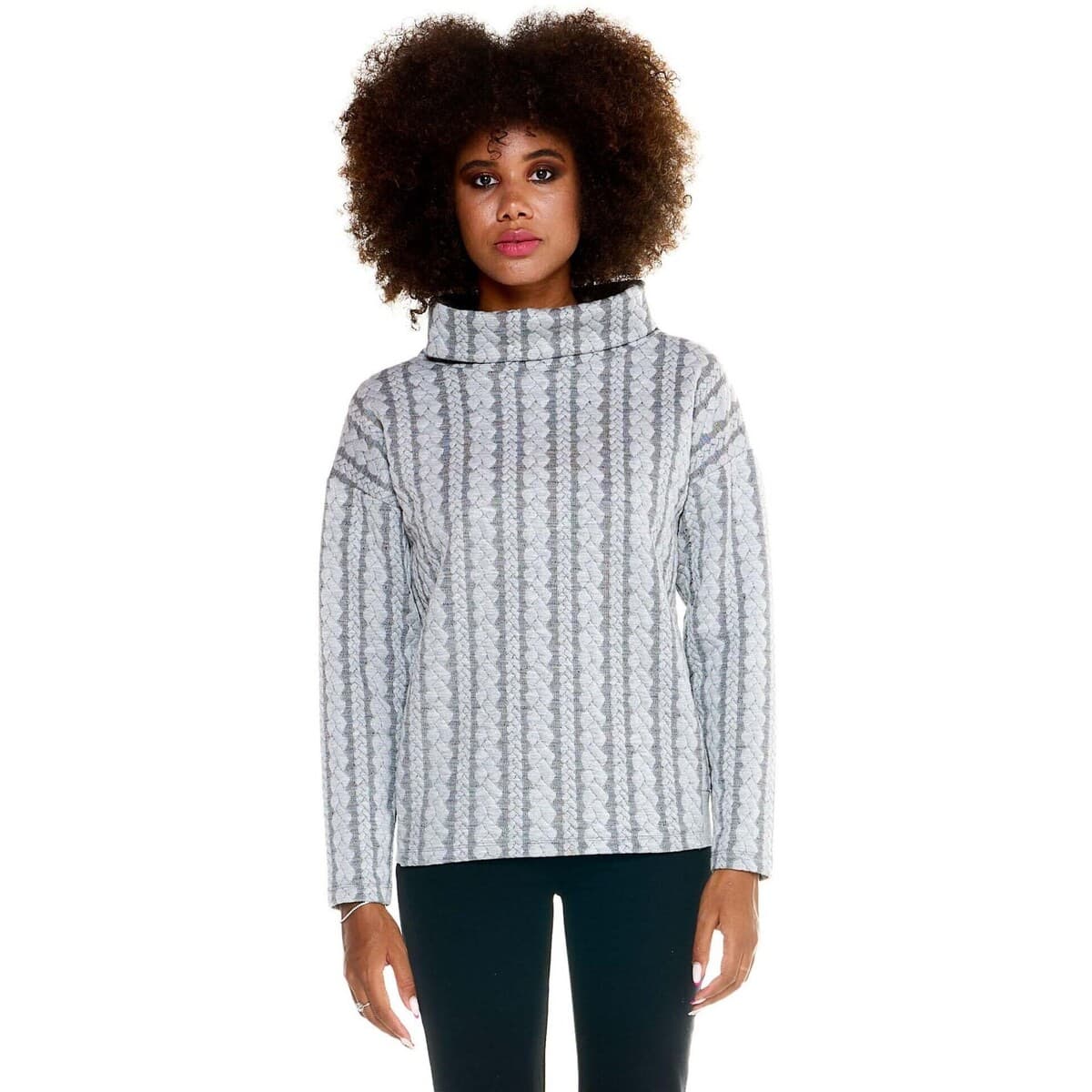 Πουλόβερ Leone 1947 Woman Corduroy Over Greyss