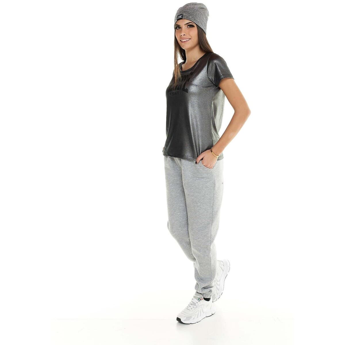 Women's T-Shirts Leone 1947 Gray