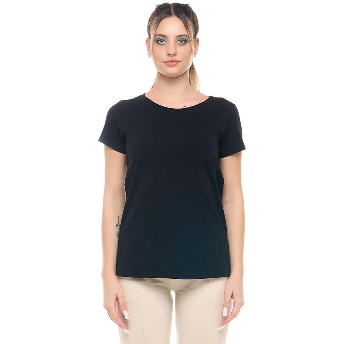 T-shirt με κοντά μανίκια Leone 1947 Woman T-Shirt Short Sleeves New Basic