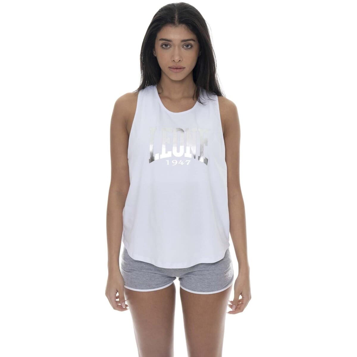 Women's Sleeveless Tops Leone 1947 White