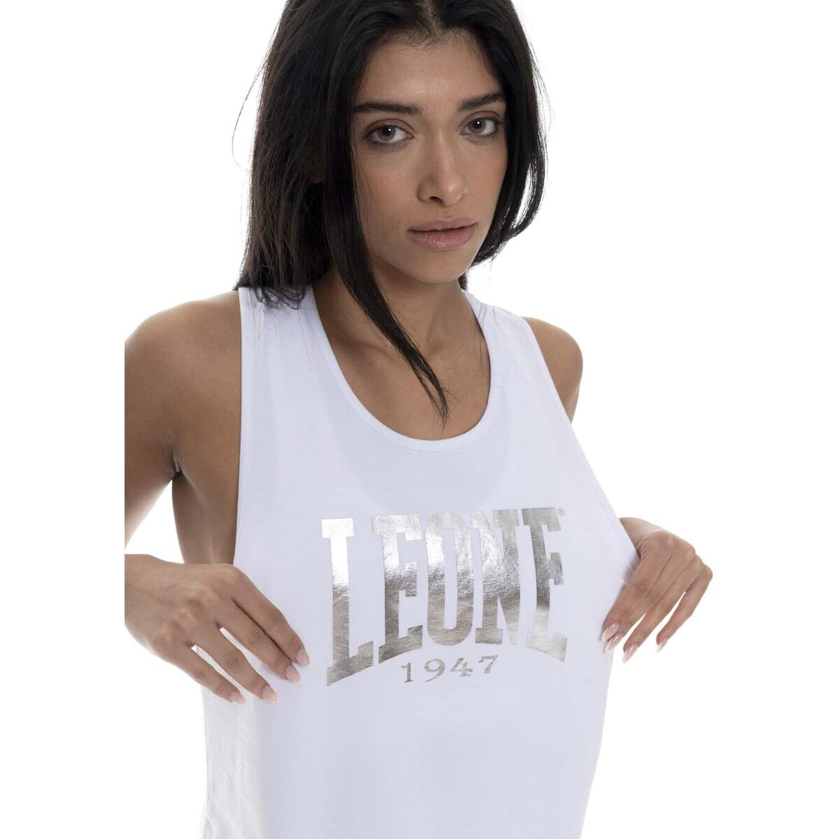 Women's Sleeveless Tops Leone 1947 White