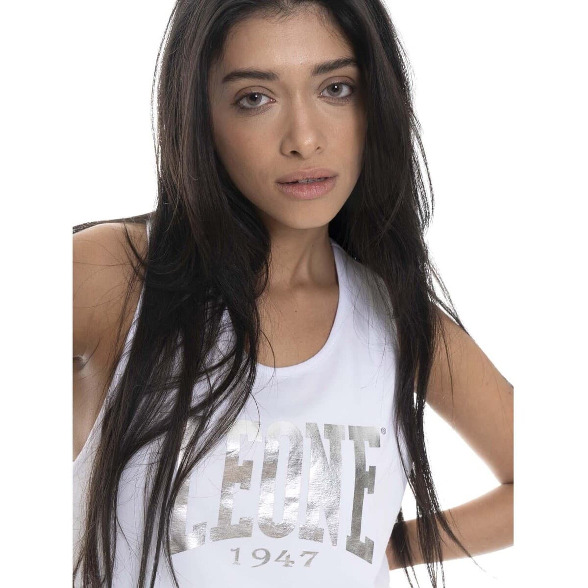 Women's Sleeveless Tops Leone 1947 White