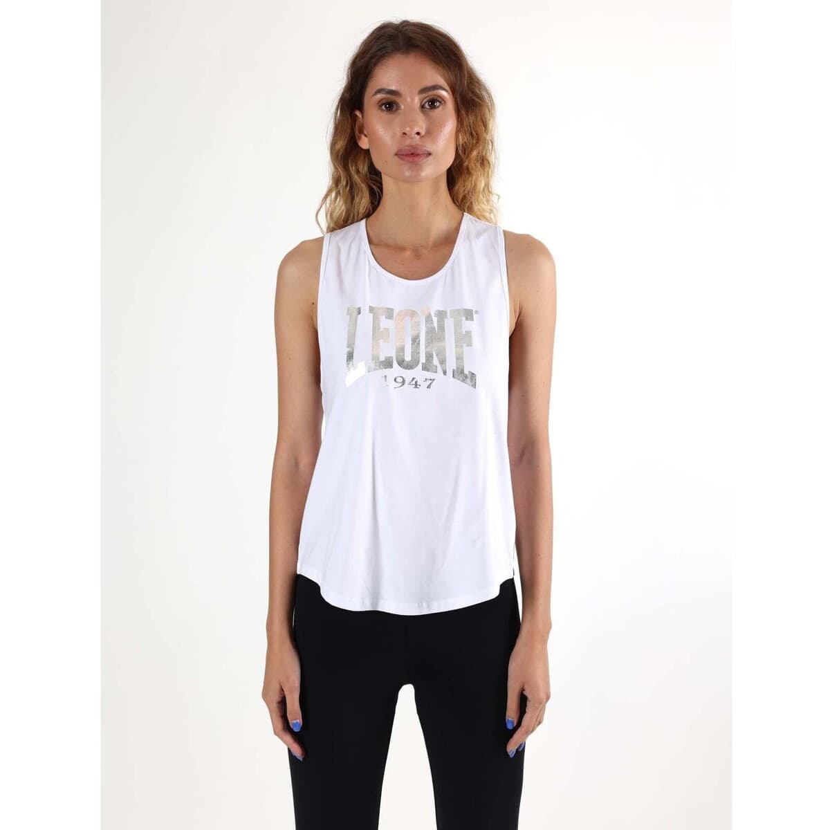 Women's Sleeveless Tops Leone 1947 White