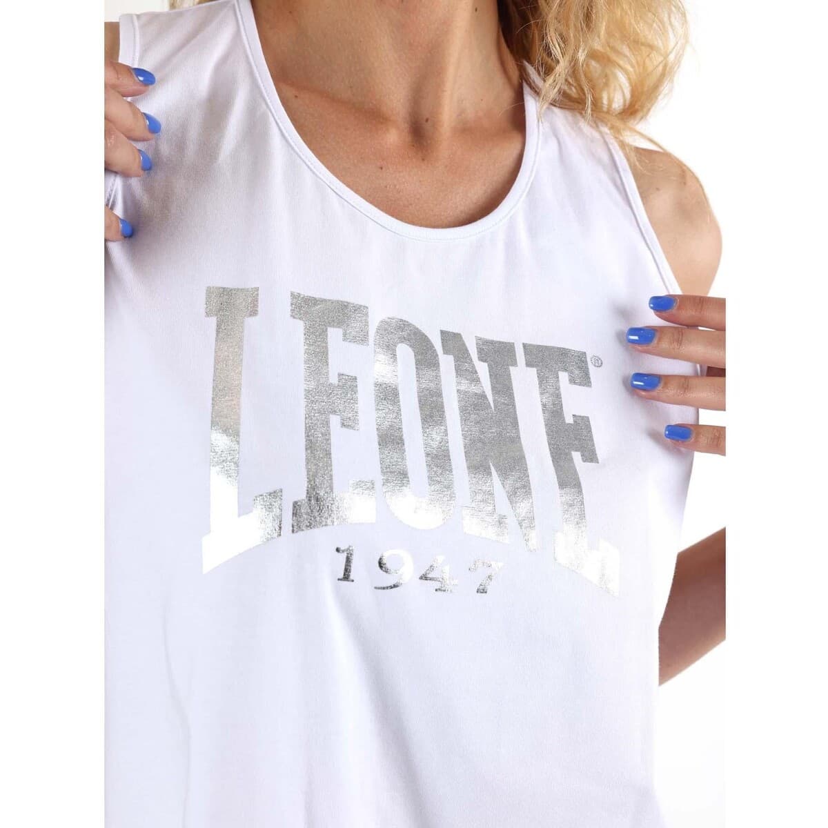 Women's Sleeveless Tops Leone 1947 White