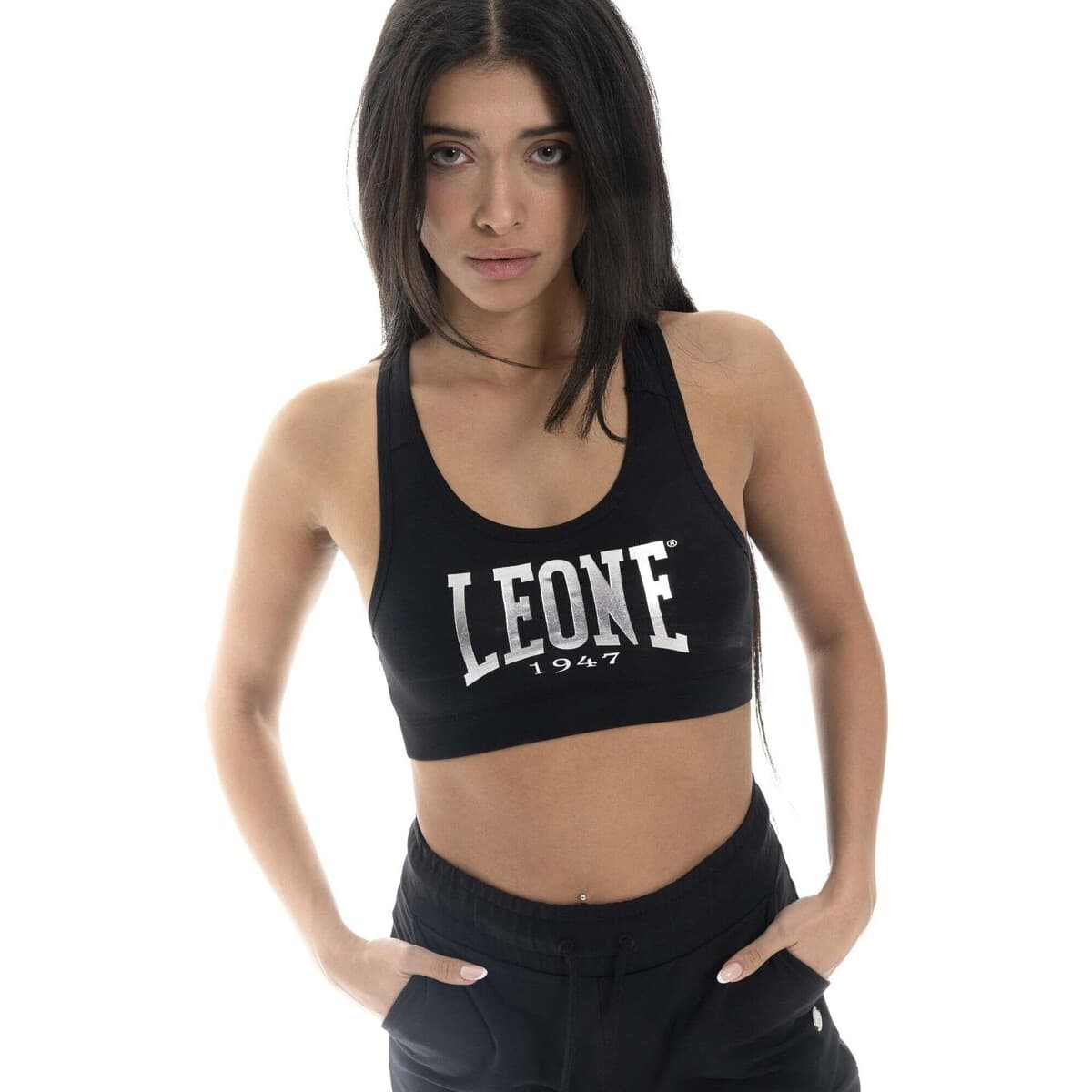 Women's Sports Bras Leone 1947 Black