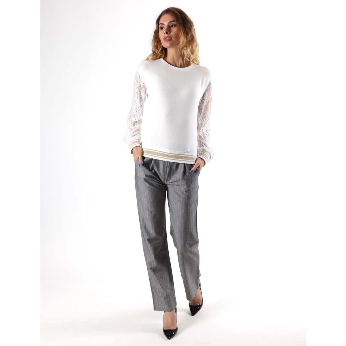 Women's Pants Leone 1947 Gray