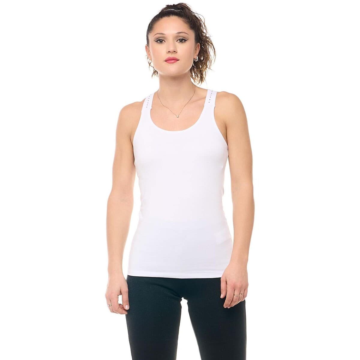 Women's Sleeveless Tops Leone 1947 Gray