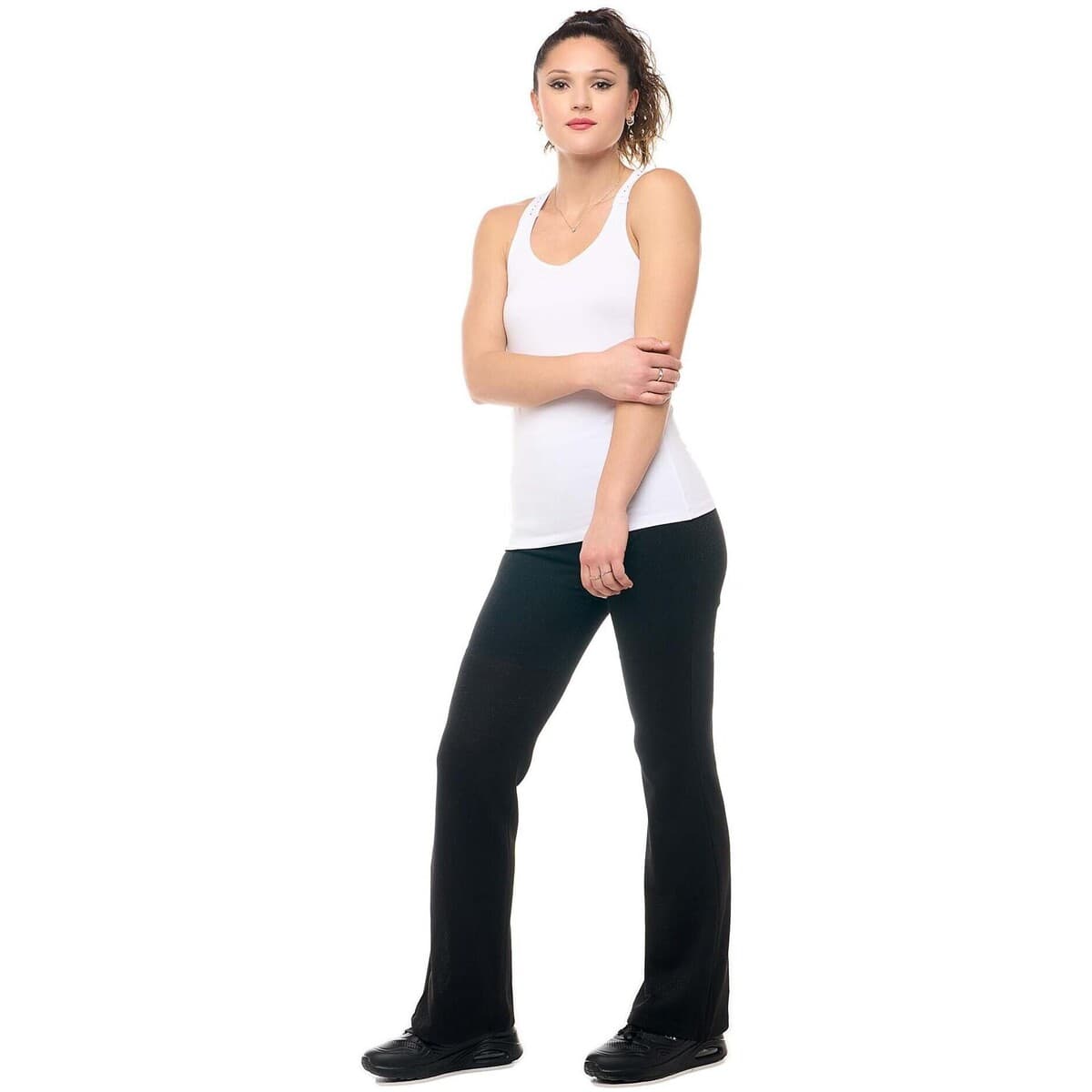 Women's Sleeveless Tops Leone 1947 White