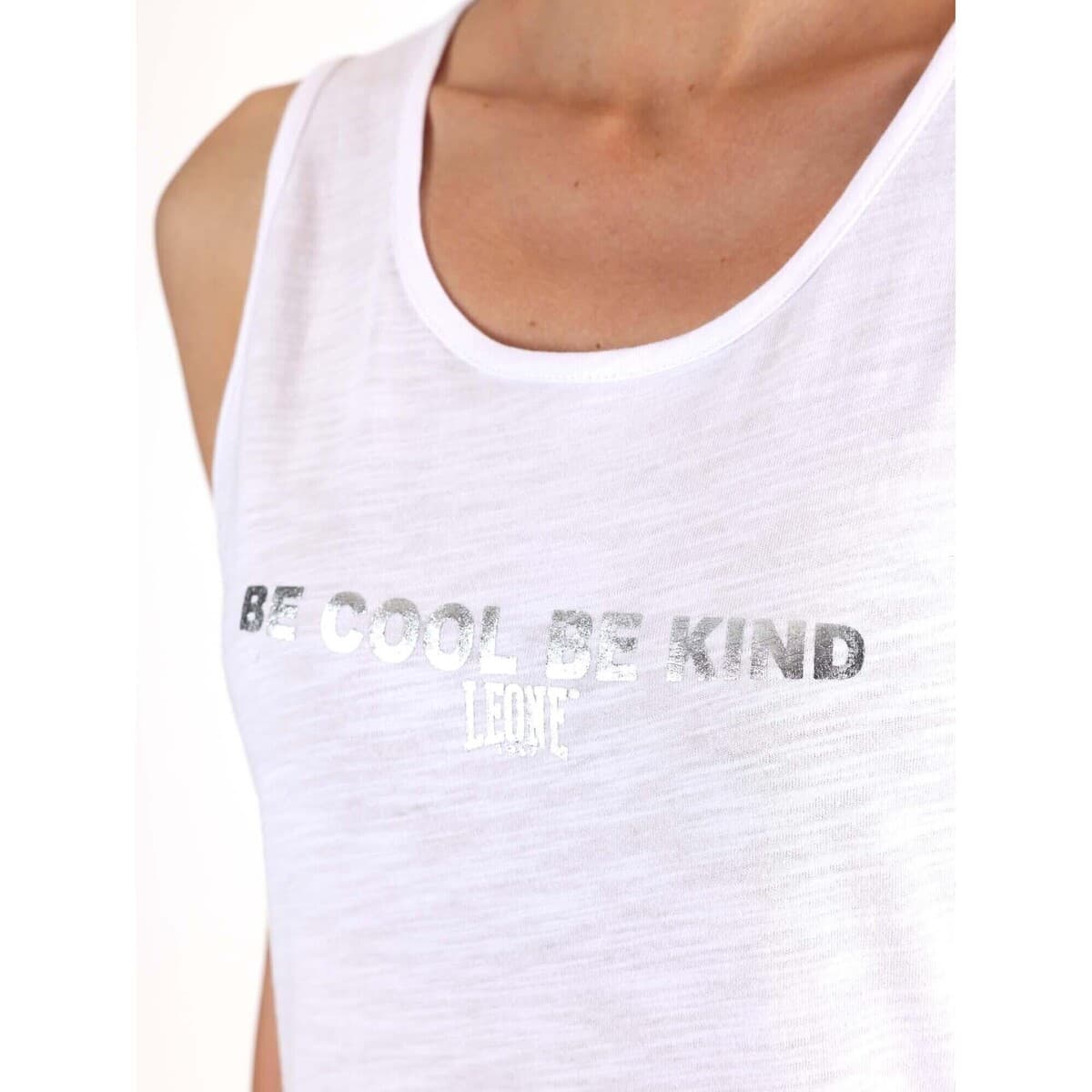 Women's Sleeveless Tops Leone 1947 White