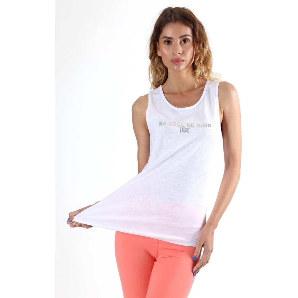 Women's Sleeveless Tops Leone 1947 White