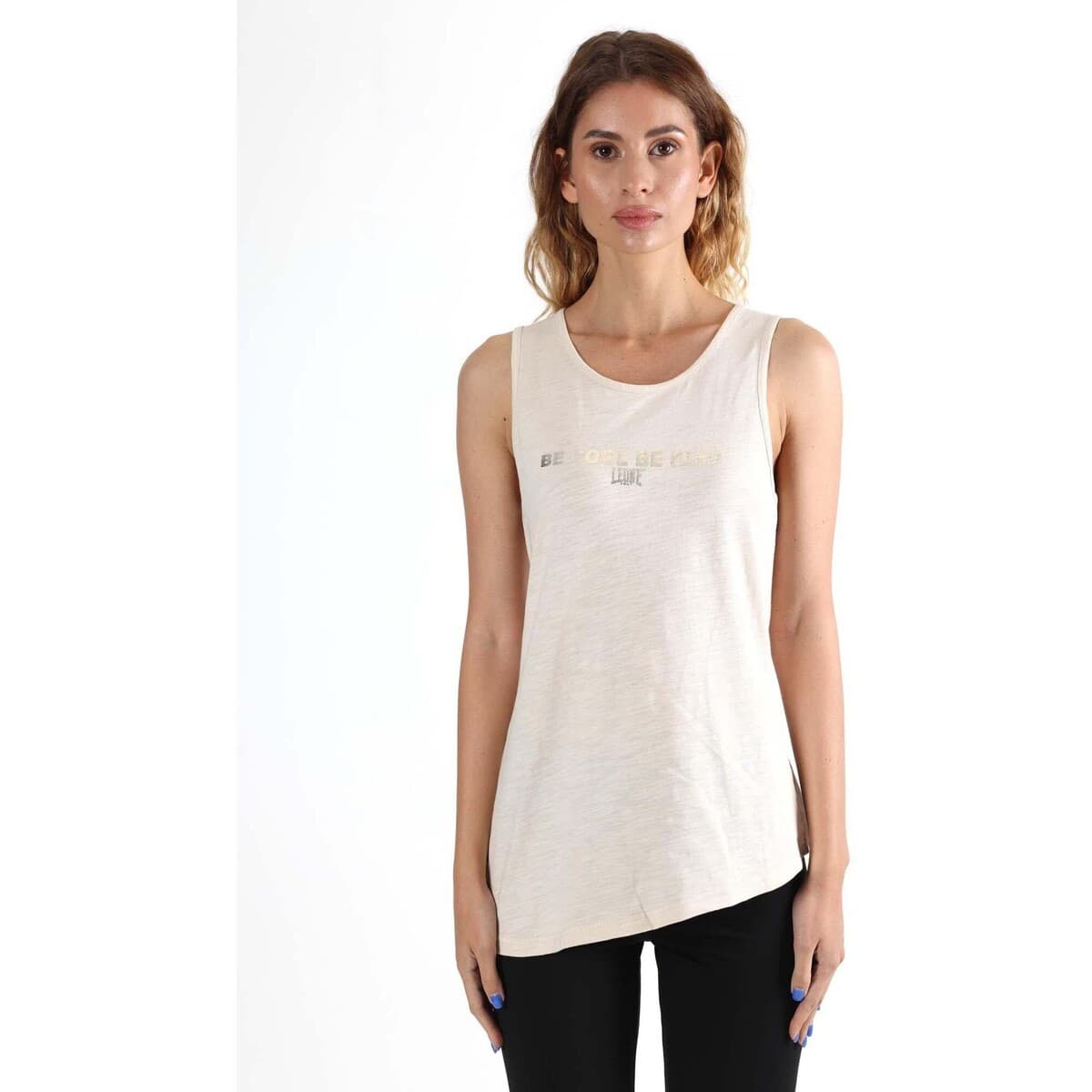 Αμάνικα/T-shirts χωρίς μανίκια Leone 1947 Woman Tank Chic Boxing