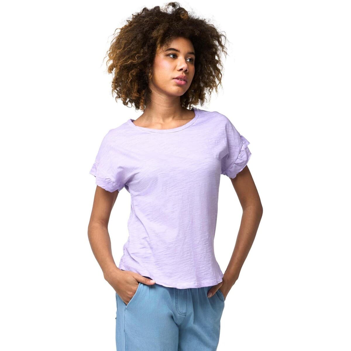 Women's T-Shirts Leone 1947 Purple