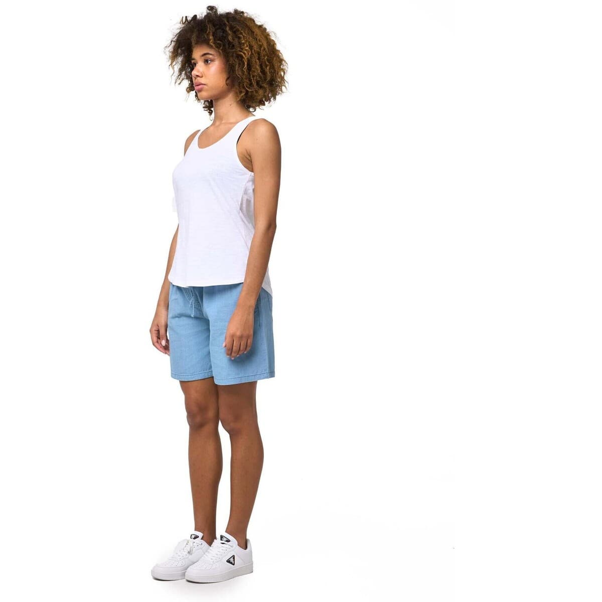 Women's Sleeveless Tops Leone 1947 White