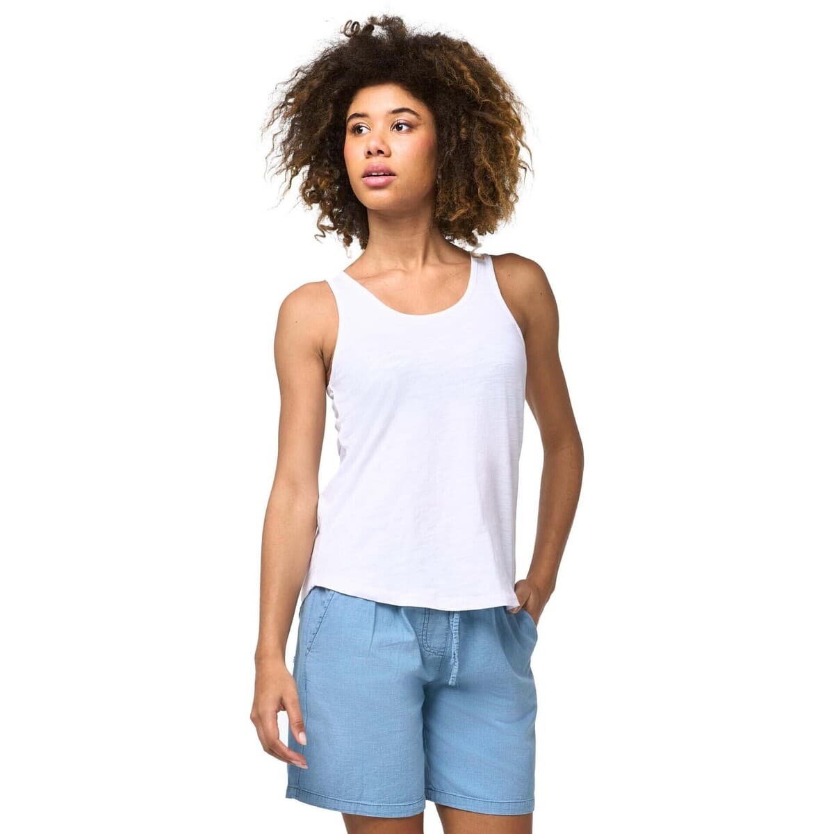 Women's Sleeveless Tops Leone 1947 White