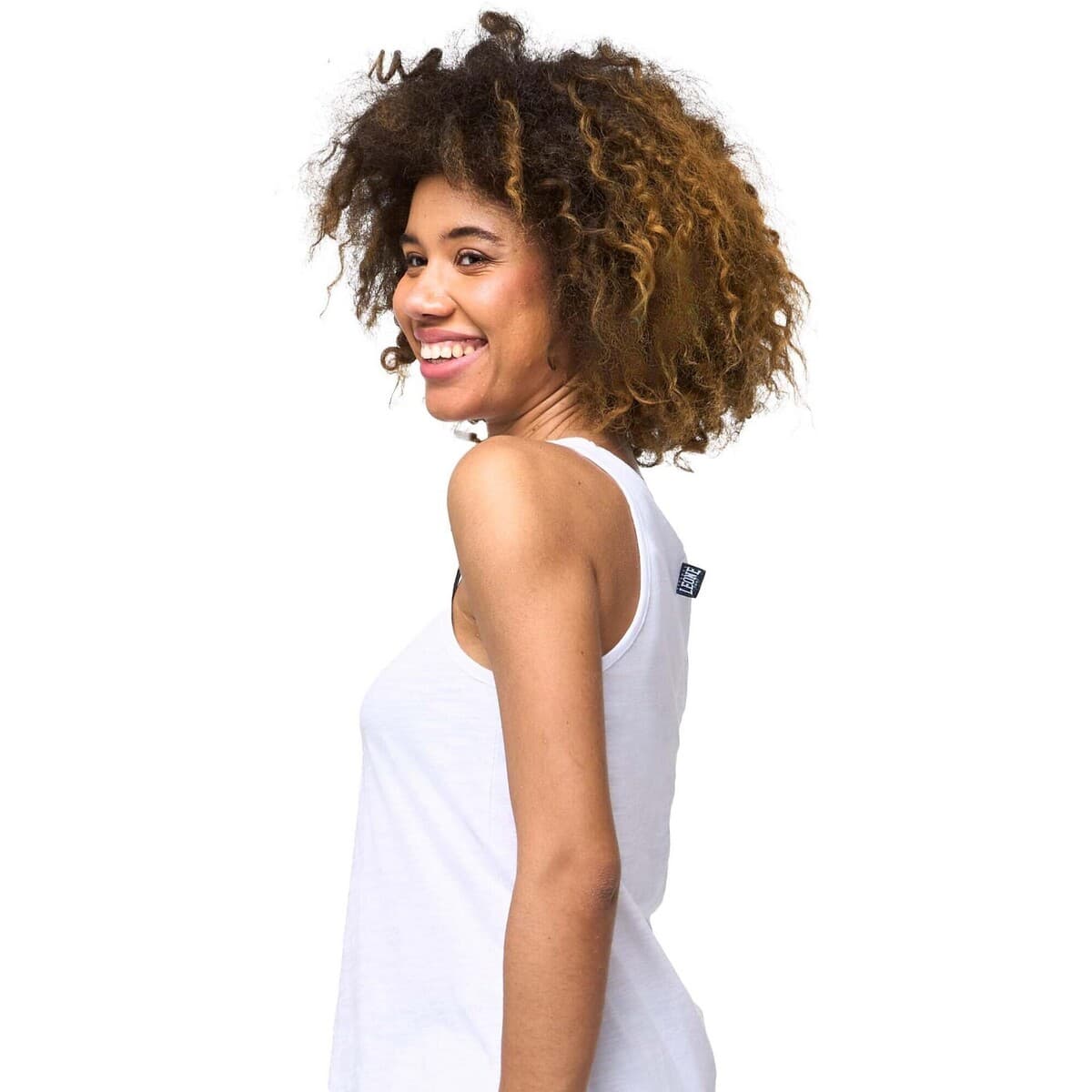 Women's Sleeveless Tops Leone 1947 White