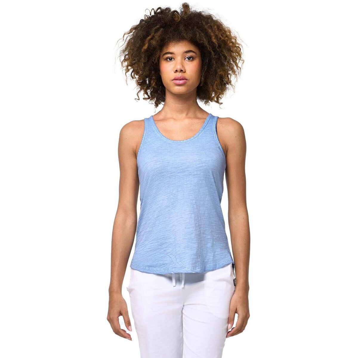 Women's Sleeveless Tops Leone 1947 White