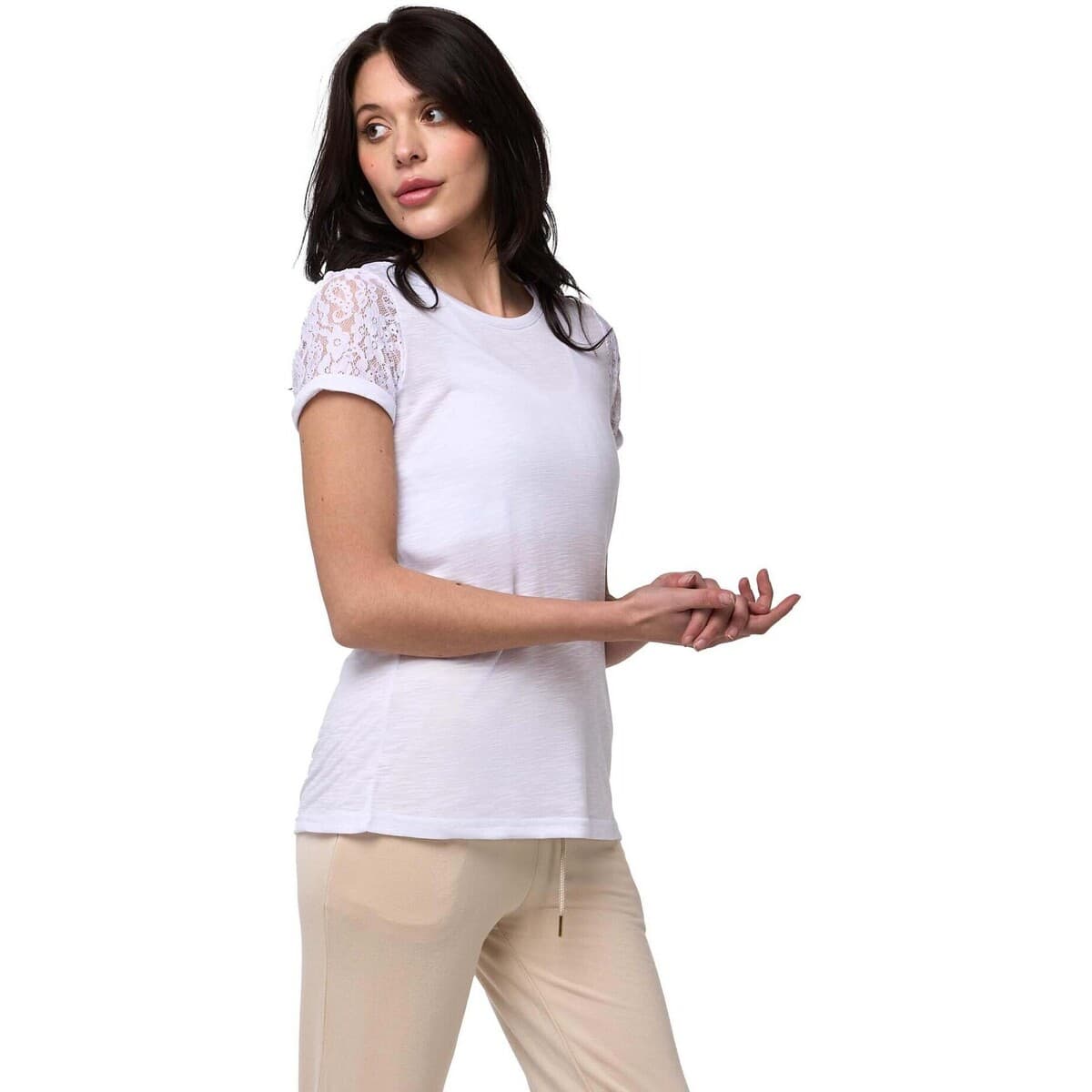 Women's T-Shirts Leone 1947 White