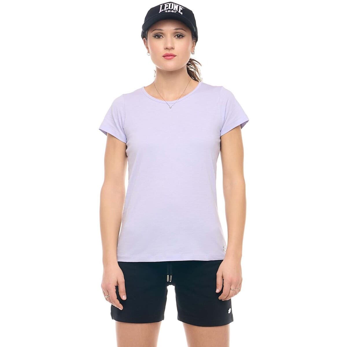 T-shirt με κοντά μανίκια Leone 1947 Woman T-Shirt Short Sleeves New Basic