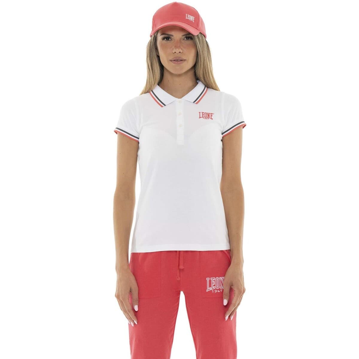 Women's Polo Shirts Leone 1947 White