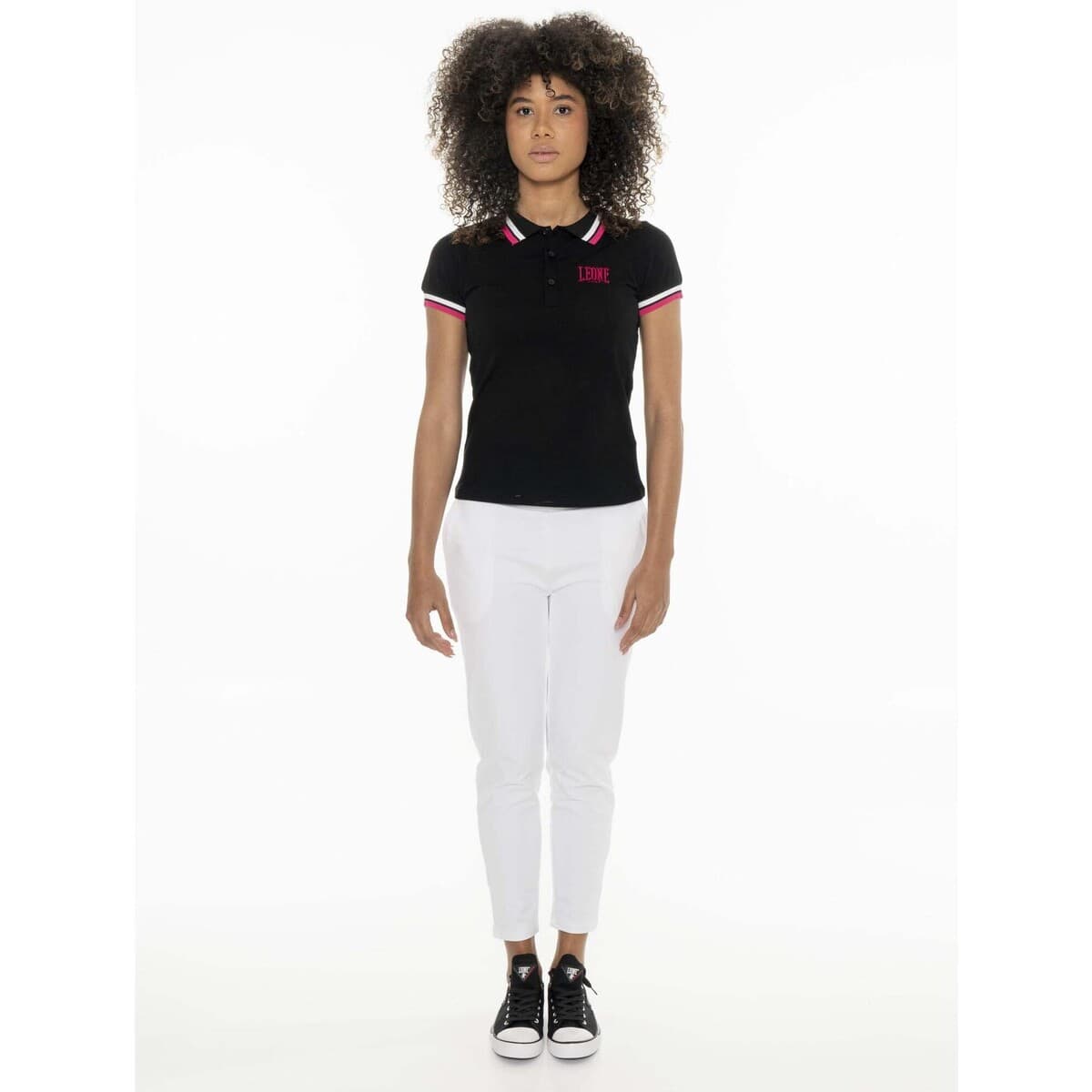 Women's Polo Shirts Leone 1947 Black