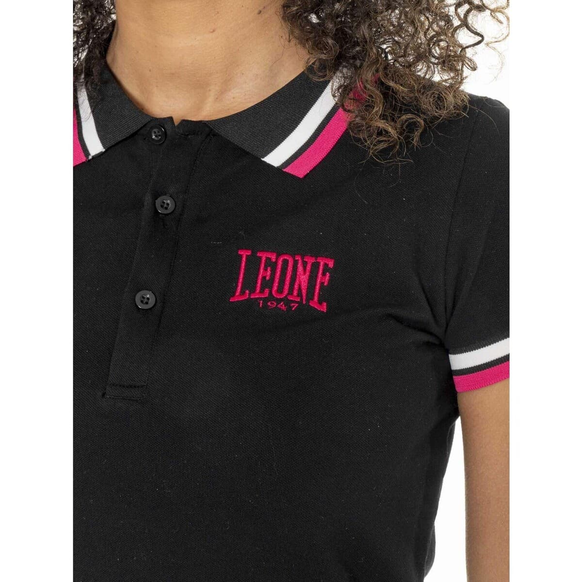 Women's Polo Shirts Leone 1947 Black