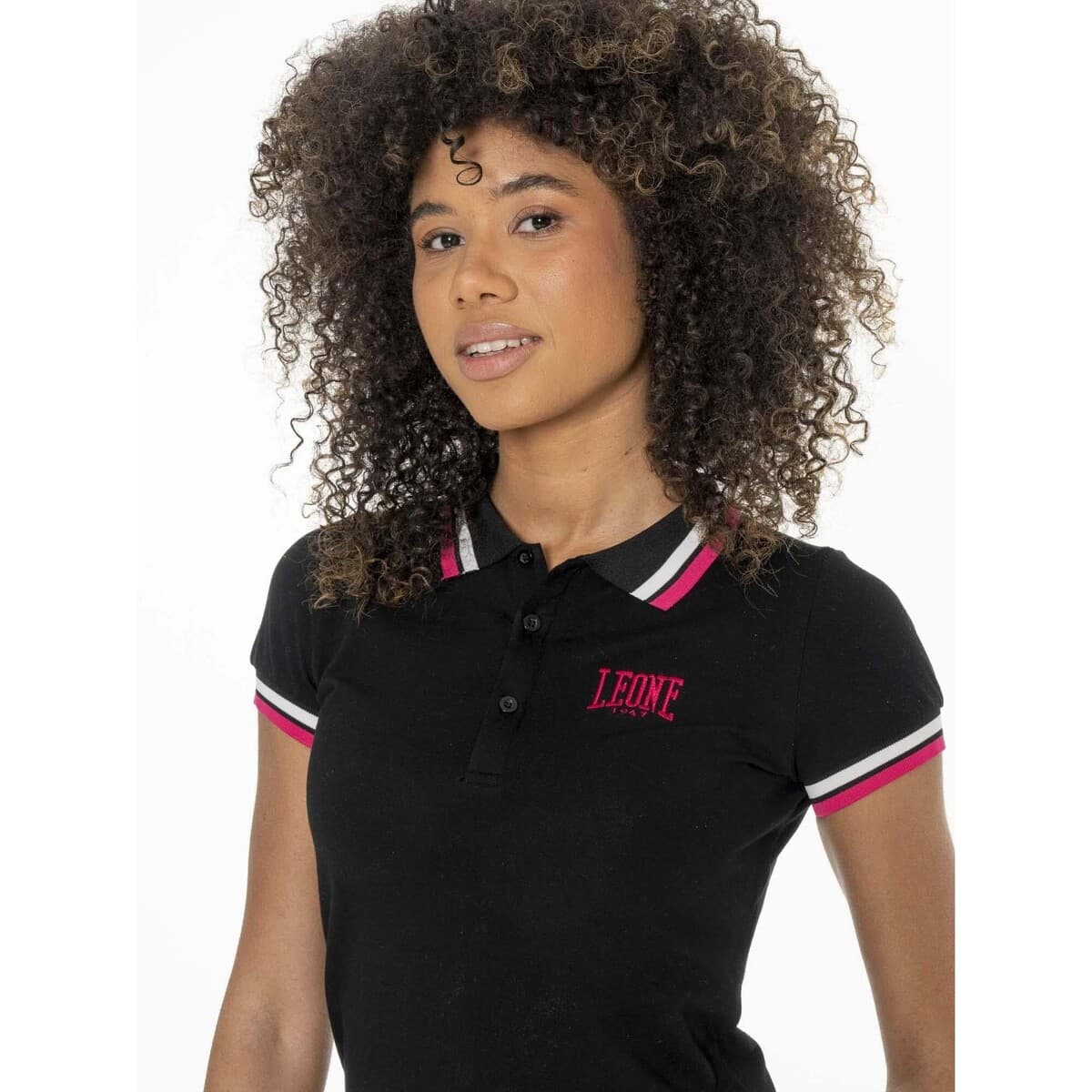 Women's Polo Shirts Leone 1947 Black