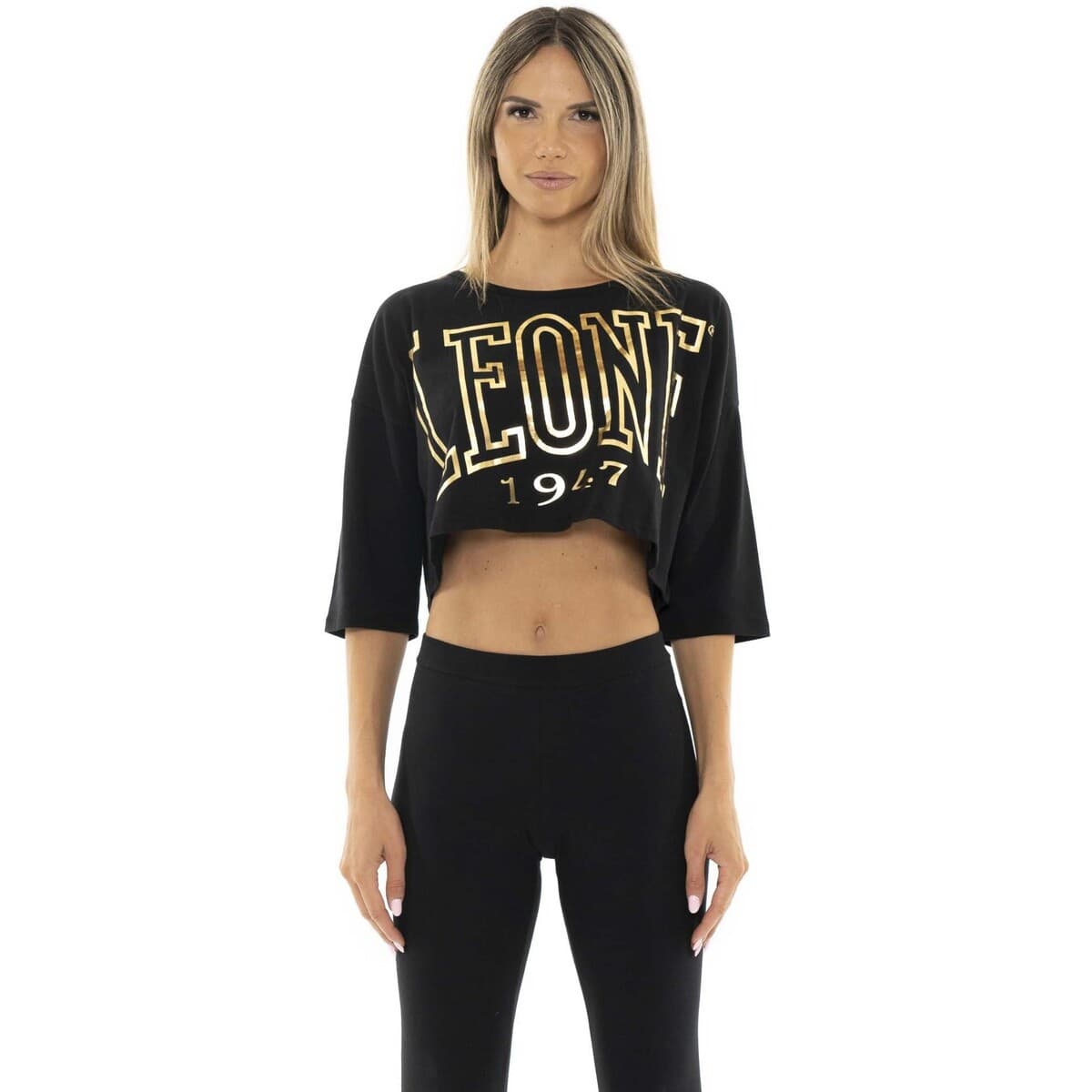 Women's Sports T-Shirts Leone 1947 Black