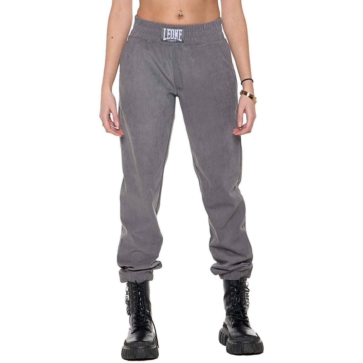 Φόρμες Leone 1947 Woman Sweatpants Courduroy Pearl