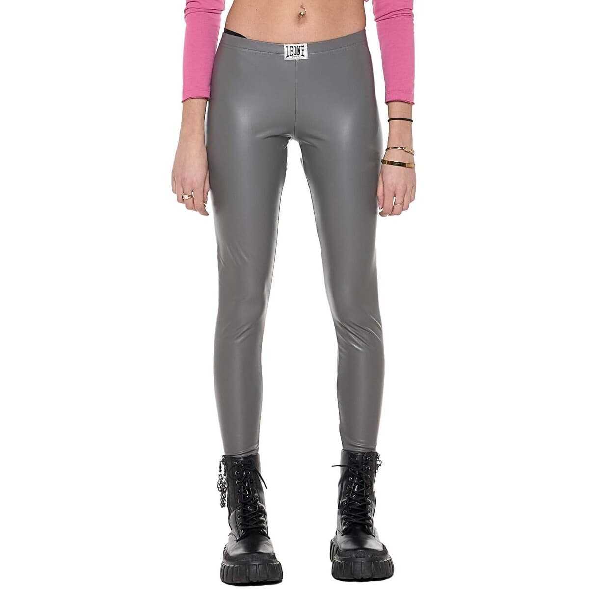 Καλσόν Leone 1947 Woman Fake Leather Leggings Pearl