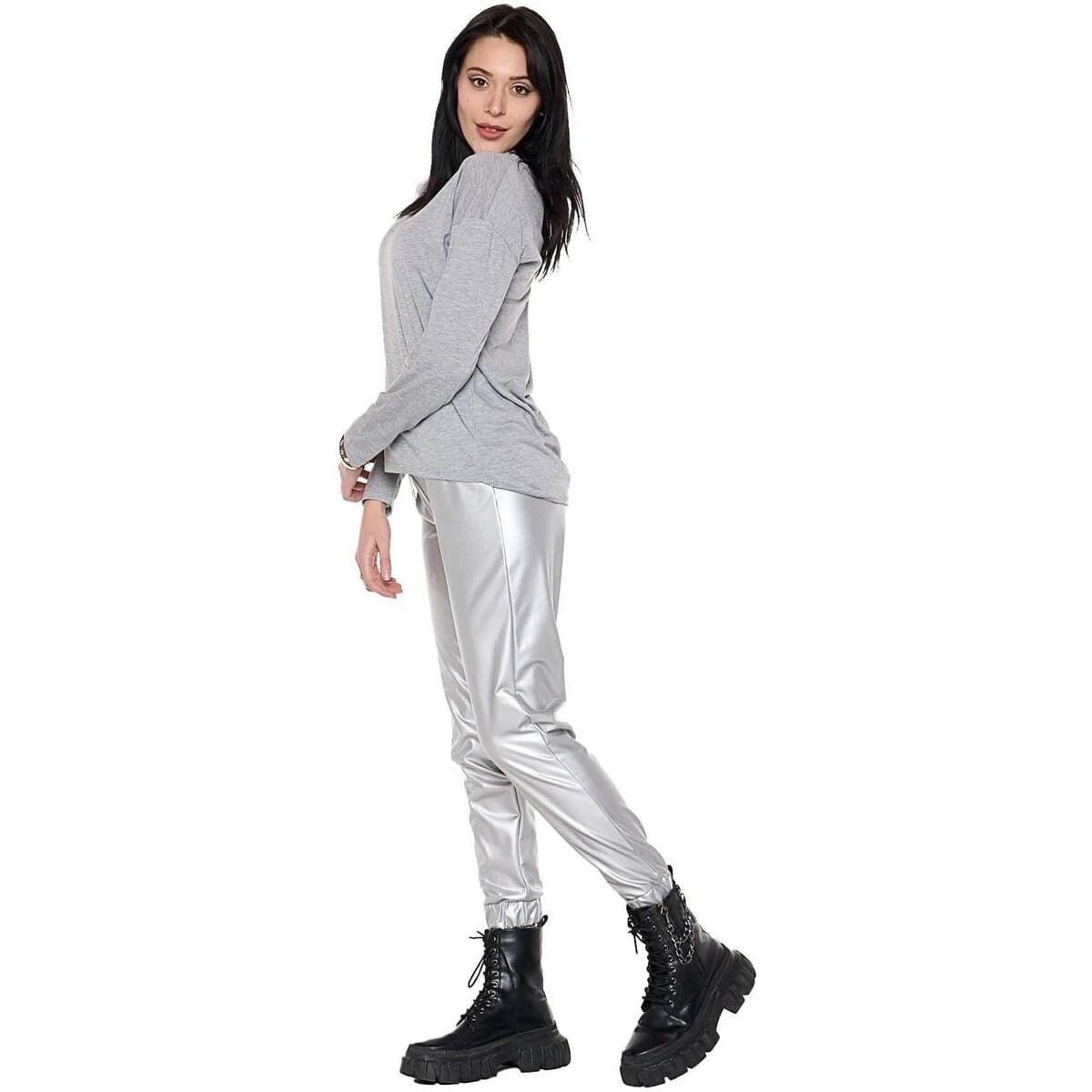 Women's T-Shirts Leone 1947 Gray