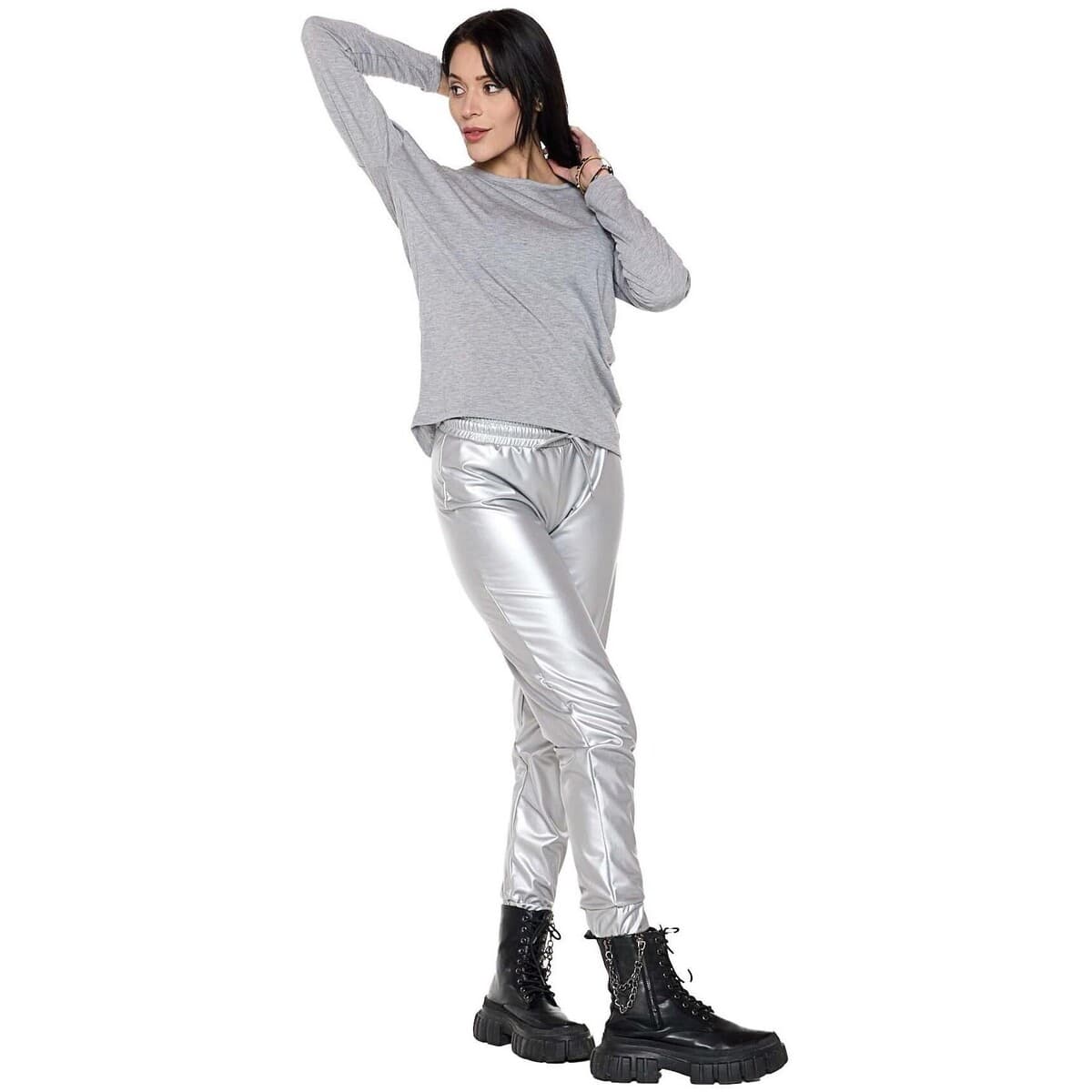 Women's T-Shirts Leone 1947 Gray