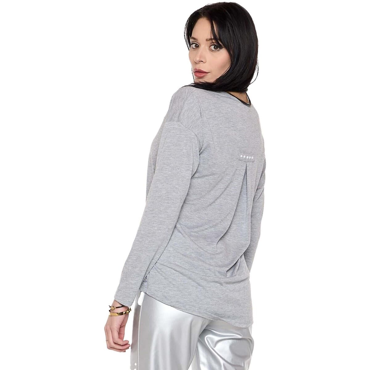 Women's T-Shirts Leone 1947 Gray