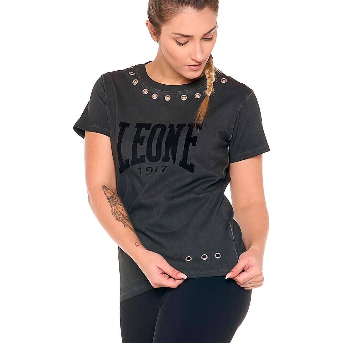 Women's T-Shirts Leone 1947 Black