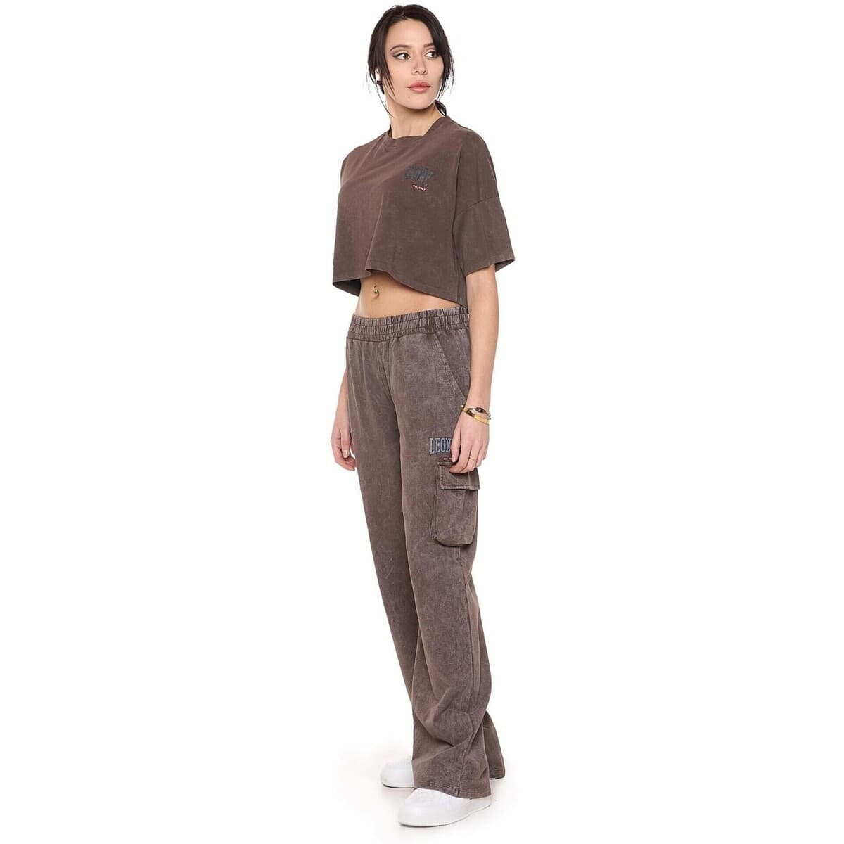 Women's T-Shirts Leone 1947 Brown