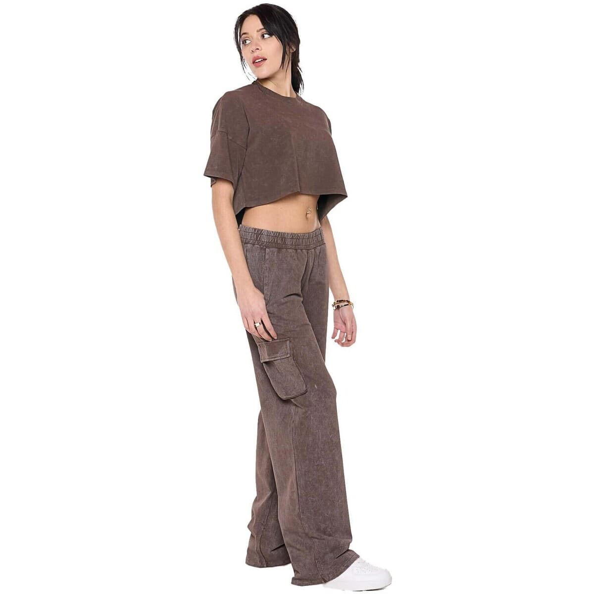 Women's T-Shirts Leone 1947 Brown