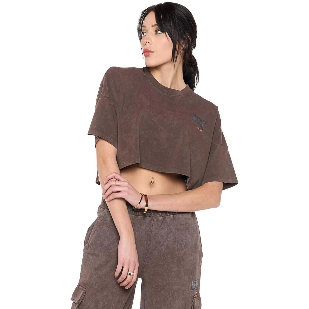 Women's T-Shirts Leone 1947 Brown