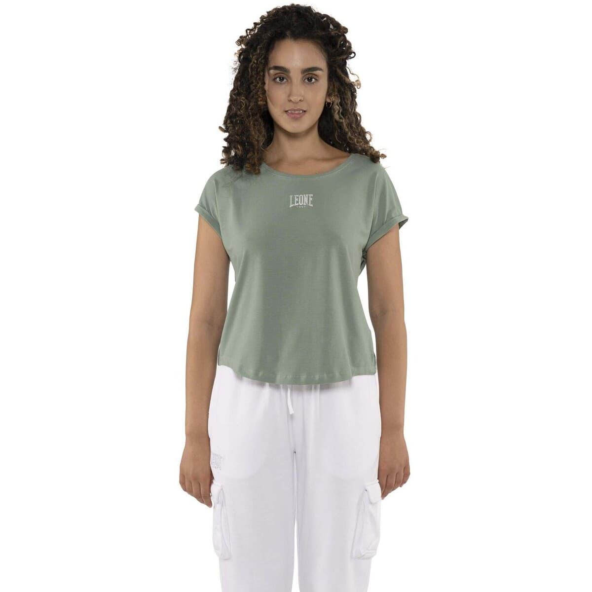 T-shirt με κοντά μανίκια Leone 1947 Woman T-Shirt Short Sleeves Spring Vibes